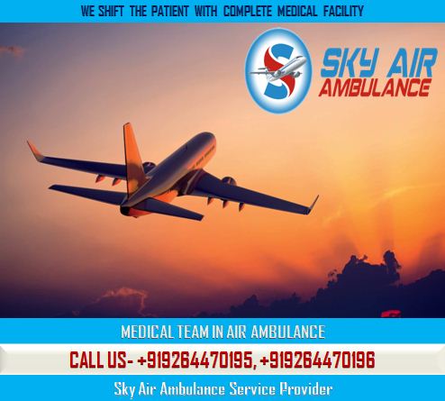 Select Air Ambulance from Bhopal with Highly Skilled Technicians