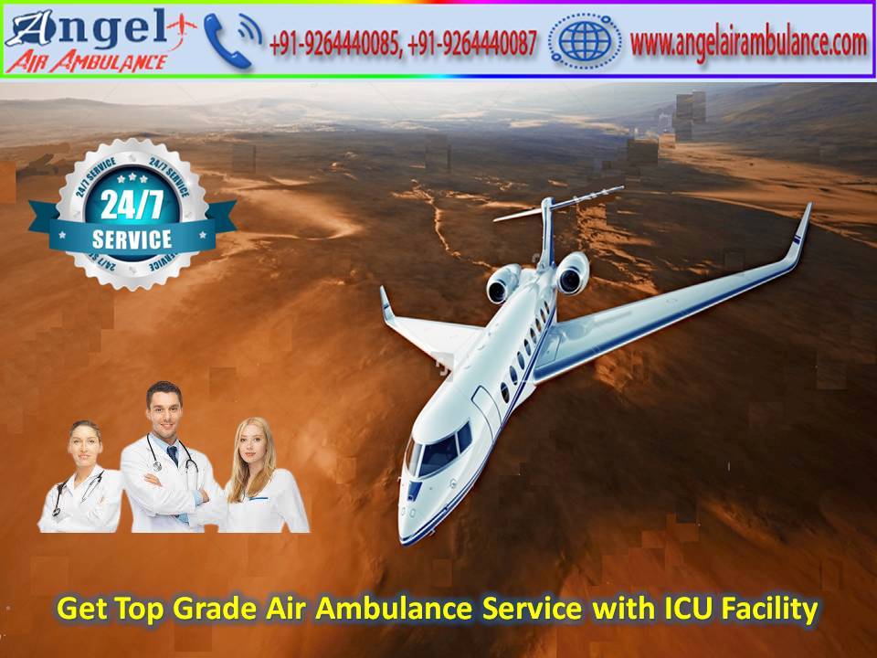 Angel Air Ambulance Service in Jabalpur with Modern Cardiac Facility
