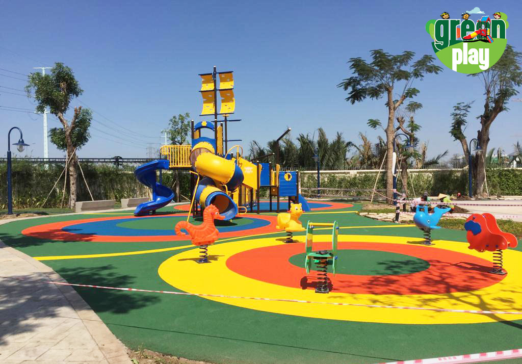 Outdoor Rubber Sports Flooring for Playground Malaysia