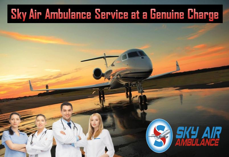 Pick Sky Air Ambulance in Jamshedpur with Developed Medical System