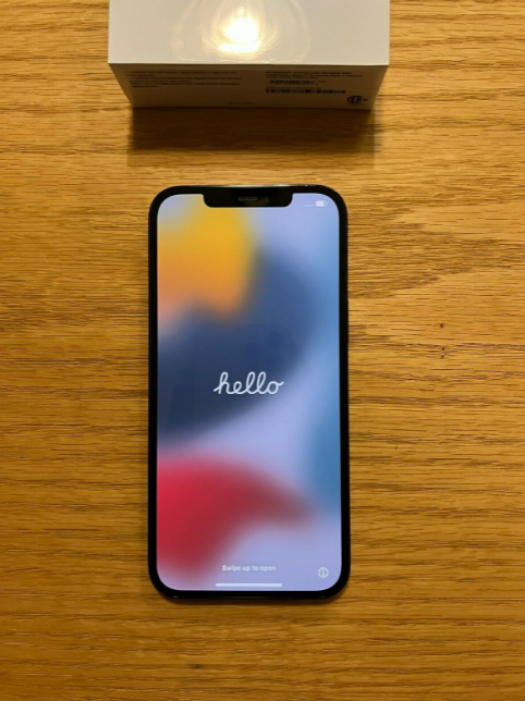 Apple iPhone 12 Pro Max 256GB – Pacific Blue (Unlocked) – Unopened Airpod