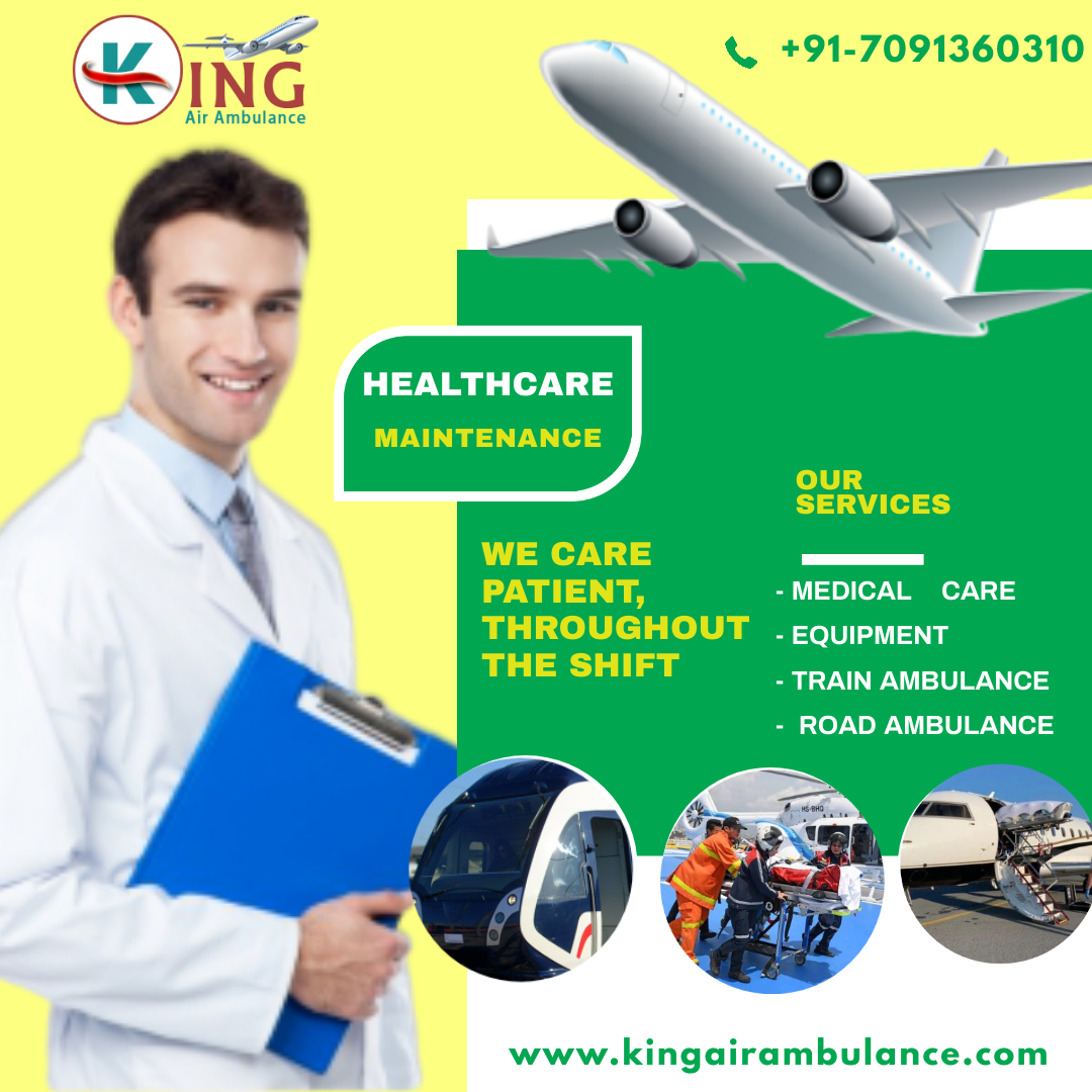 Book Affordable Shifting Service by King Air Ambulance from Guwahati