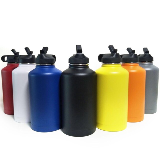 Water Bottle With Straw Lid