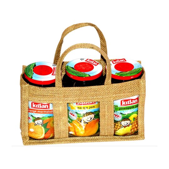 Jute Gift Bag With Window