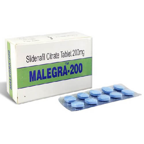 Buy Sildenafil citrate 200mg tablets | Malegra 200mg