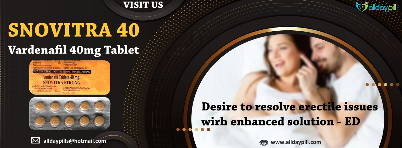 Snovitra 40mg tablets online