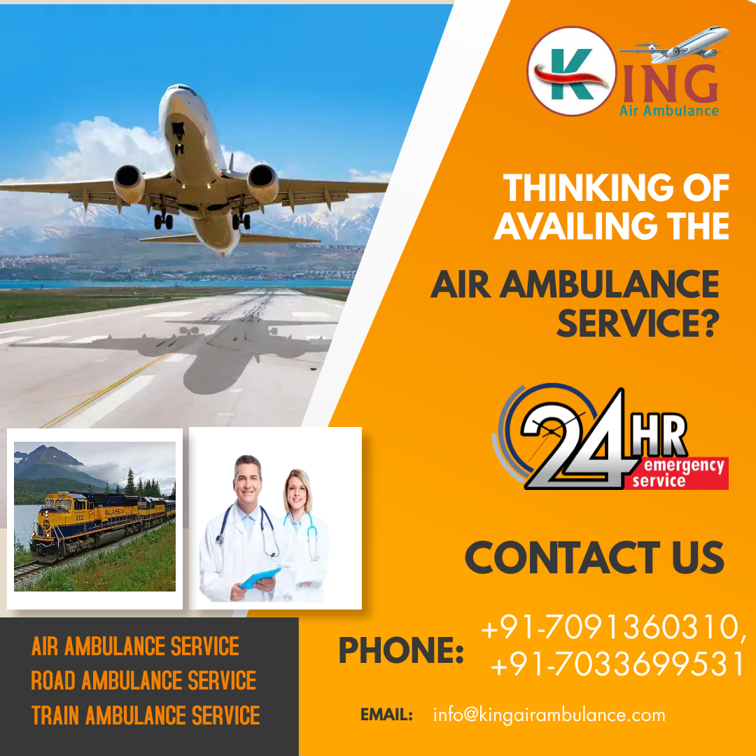 Get Trauma Transfer by King Air Ambulance Service in Jamshedpur