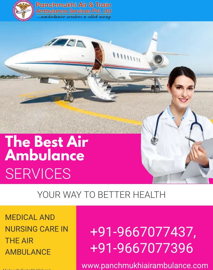 Take on Rent Panchmukhi Air Ambulance in Delhi with World Class Medical Facilities