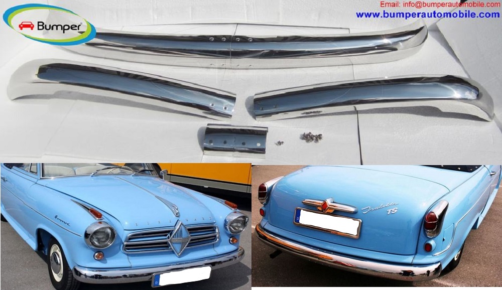 Borgward Isabella coupe and saloon bumpers (1954-1962)