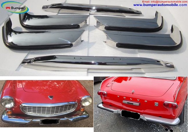 Volvo P1800 S/ES bumper (1963–1973) by stainless steel  (Volvo P1800 S/ES stoßfänger)