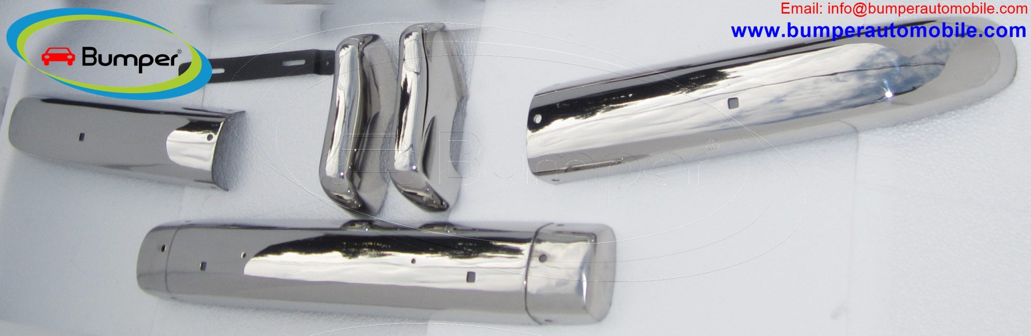 Volvo PV 444 bumper (1947-1958) by stainless steel   (Volvo PV 444 Stoßfänger)