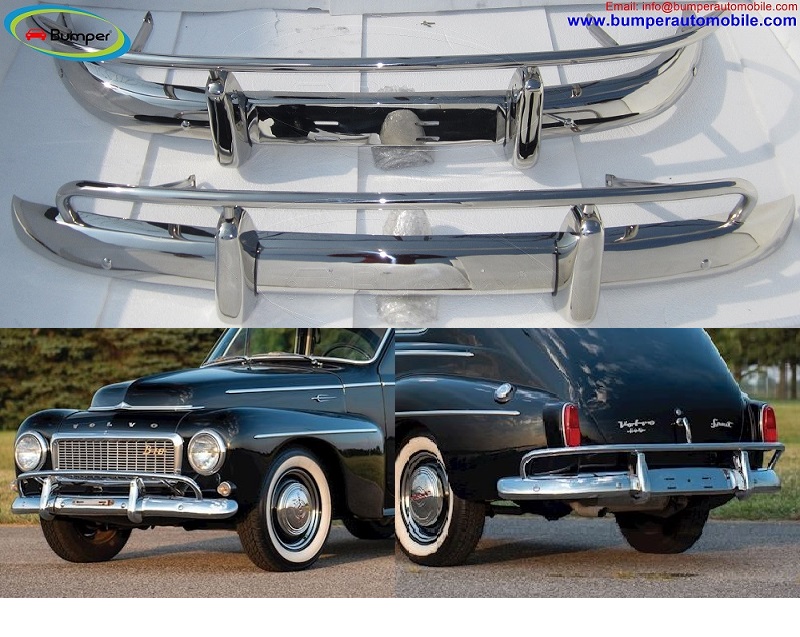 Volvo PV 544 US type bumper 1958-1965  by stainless steel (Volvo PV 544 US type stoßfänger)