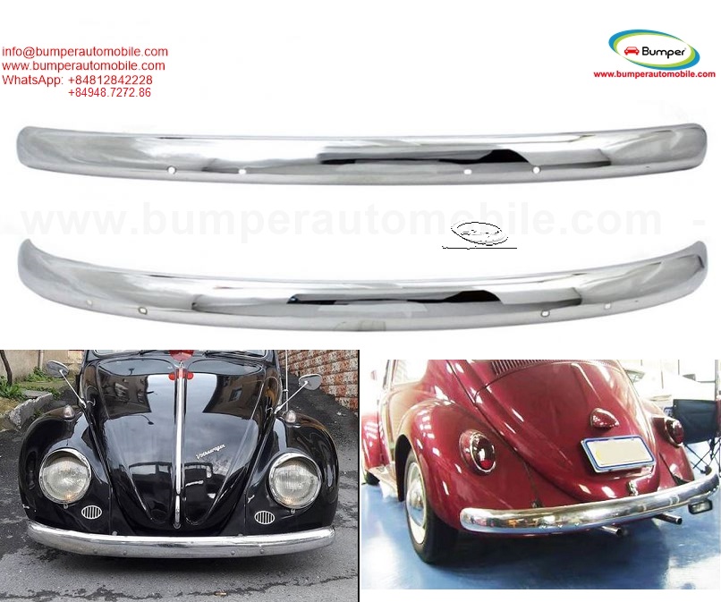 Bumpers VW Beetle blade style (1955-1972) by stainless steel