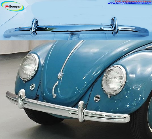 Volkswagen Beetle Split bumper (1930 – 1956) by stainless steel   (VW Käfer Split Stoßfänger)