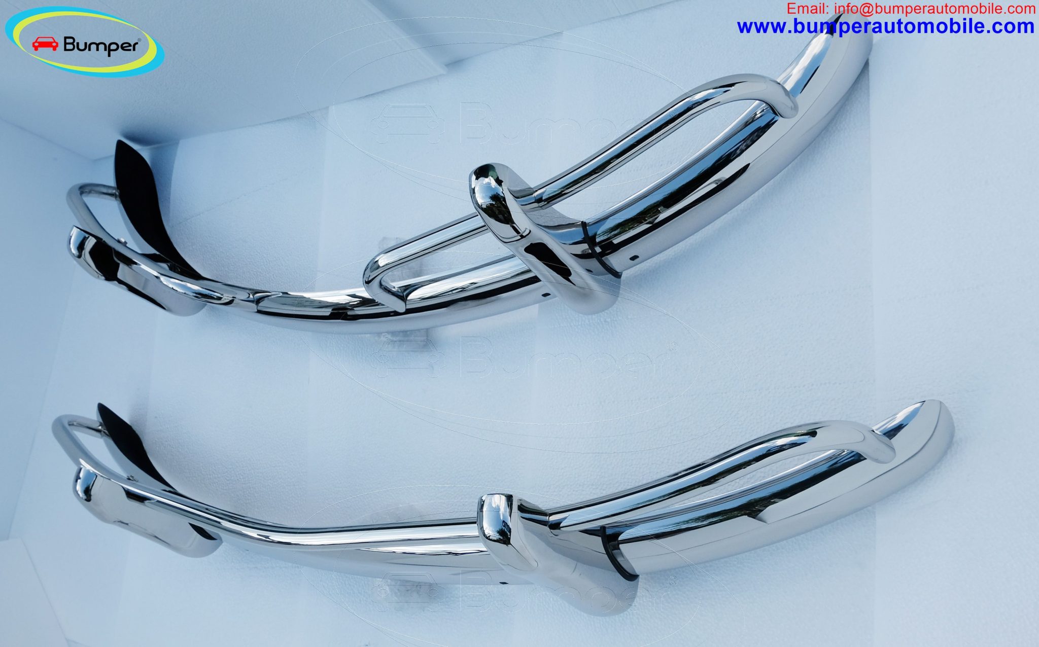 Volkswagen Beetle USA style bumper (1955-1972) by stainless steel