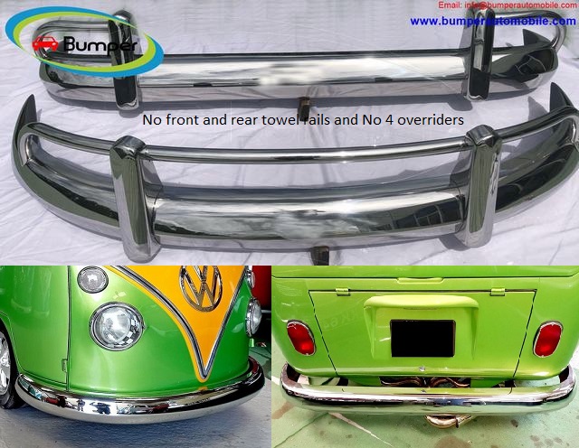 Volkswagen T1 Split Screen Bus (1958-1968) USA bumpers