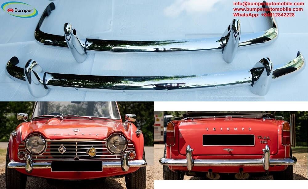 Triumph TR4A, TR4A IRS, TR5, TR250 bumpers (1965-1969)