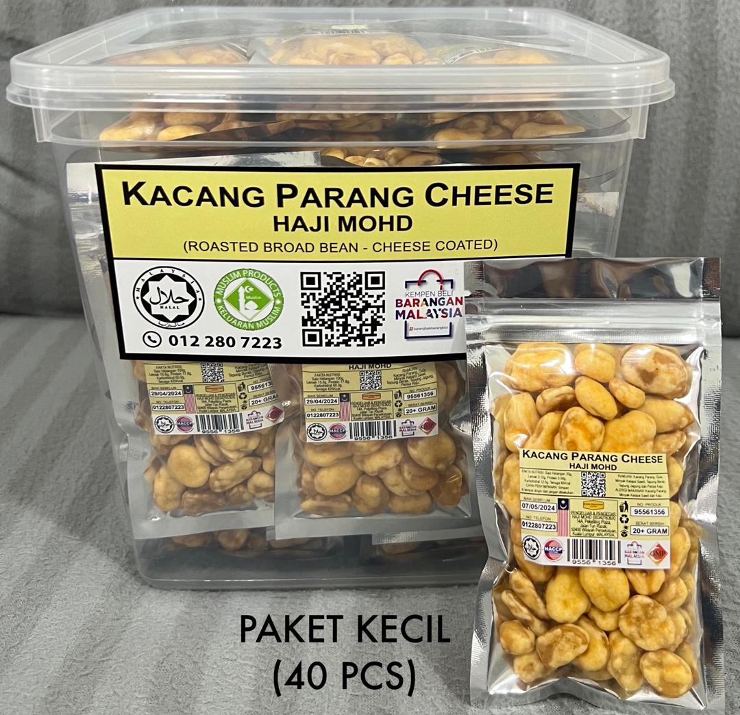 KACANG PARANG CHEESE HAJI MOHD (40 PCS PAKET KECIL)